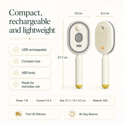 MistGlide™ Hydrating Detangler Brush